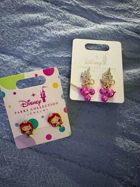 Never worn brand new Disney parks collection Ariel & more earrings